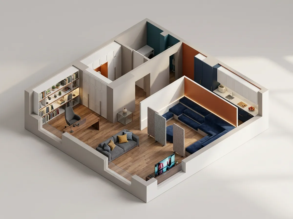 Custom floor plan layout example