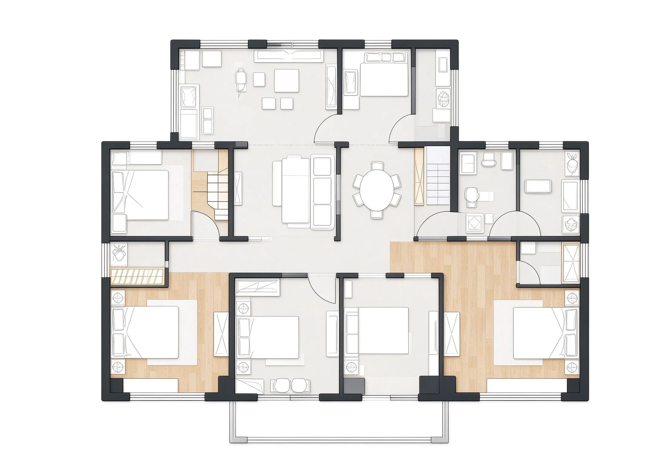 Example 2D floor plan
