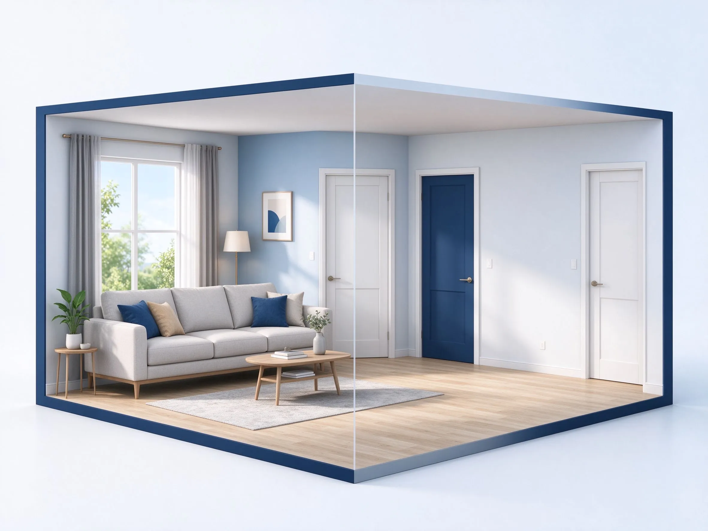 Remove a Living Room Sofa
