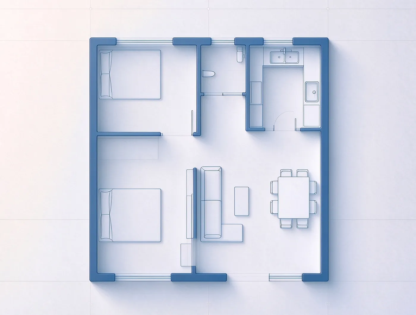Two-bedroom family home