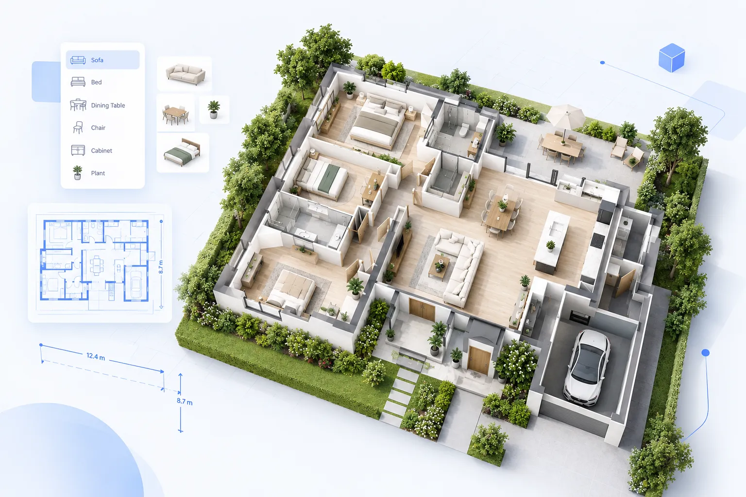 FLOOR PLAN MAKER: example floor plan