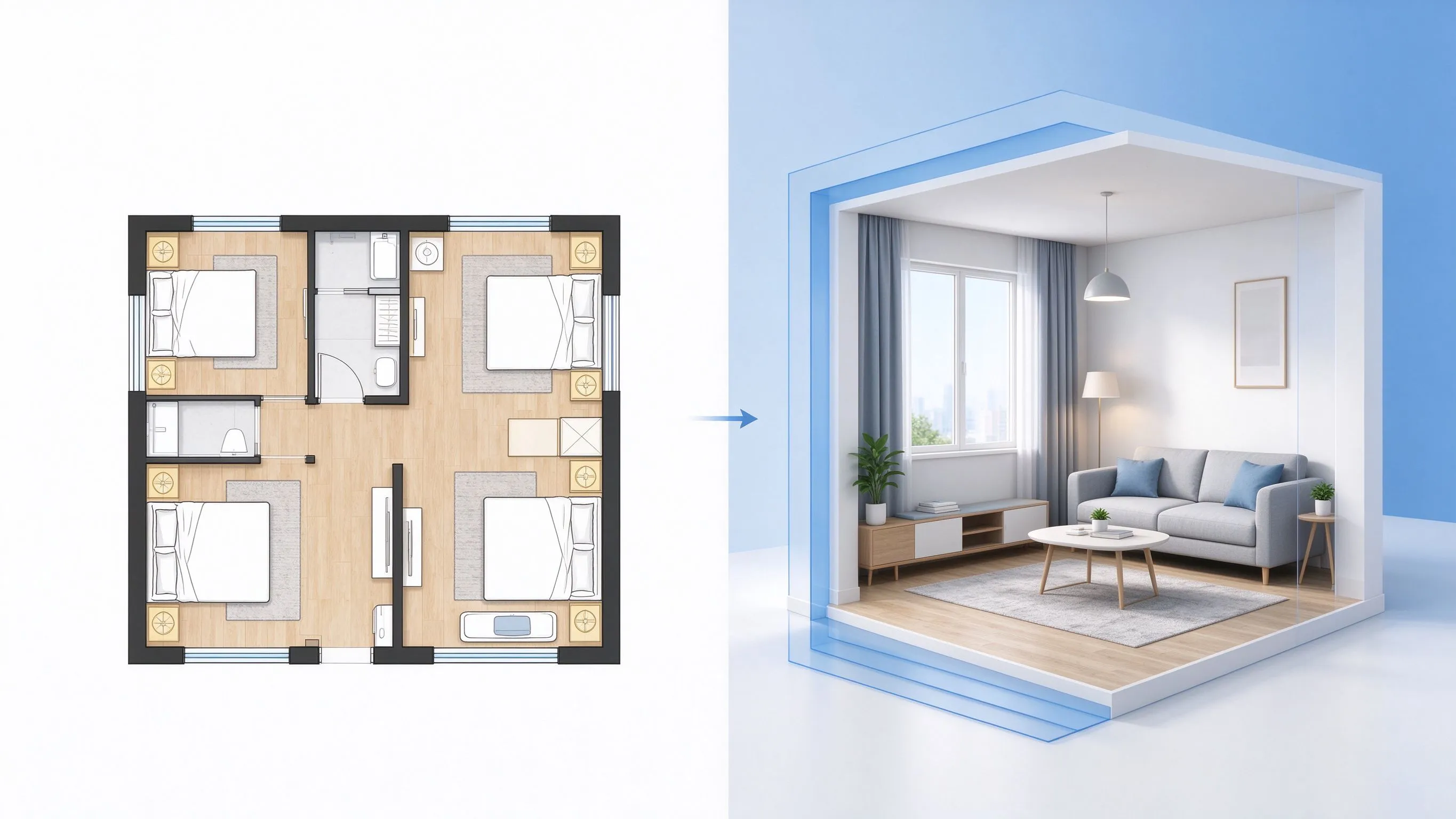 Start from a floor plan you already have