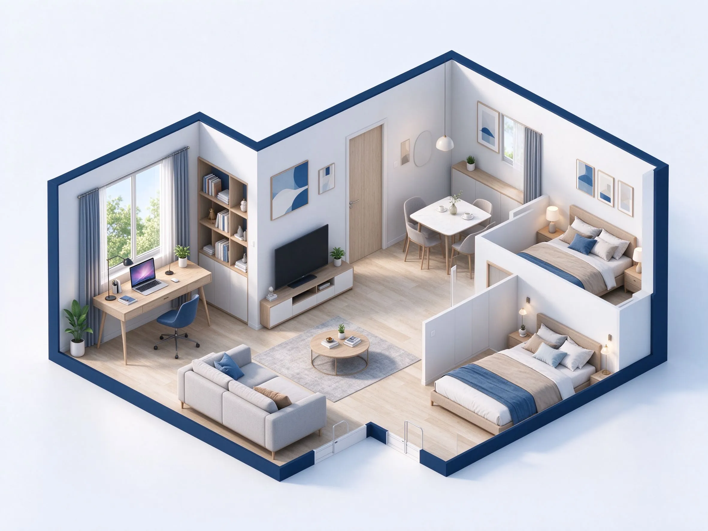 Maison avec bureau