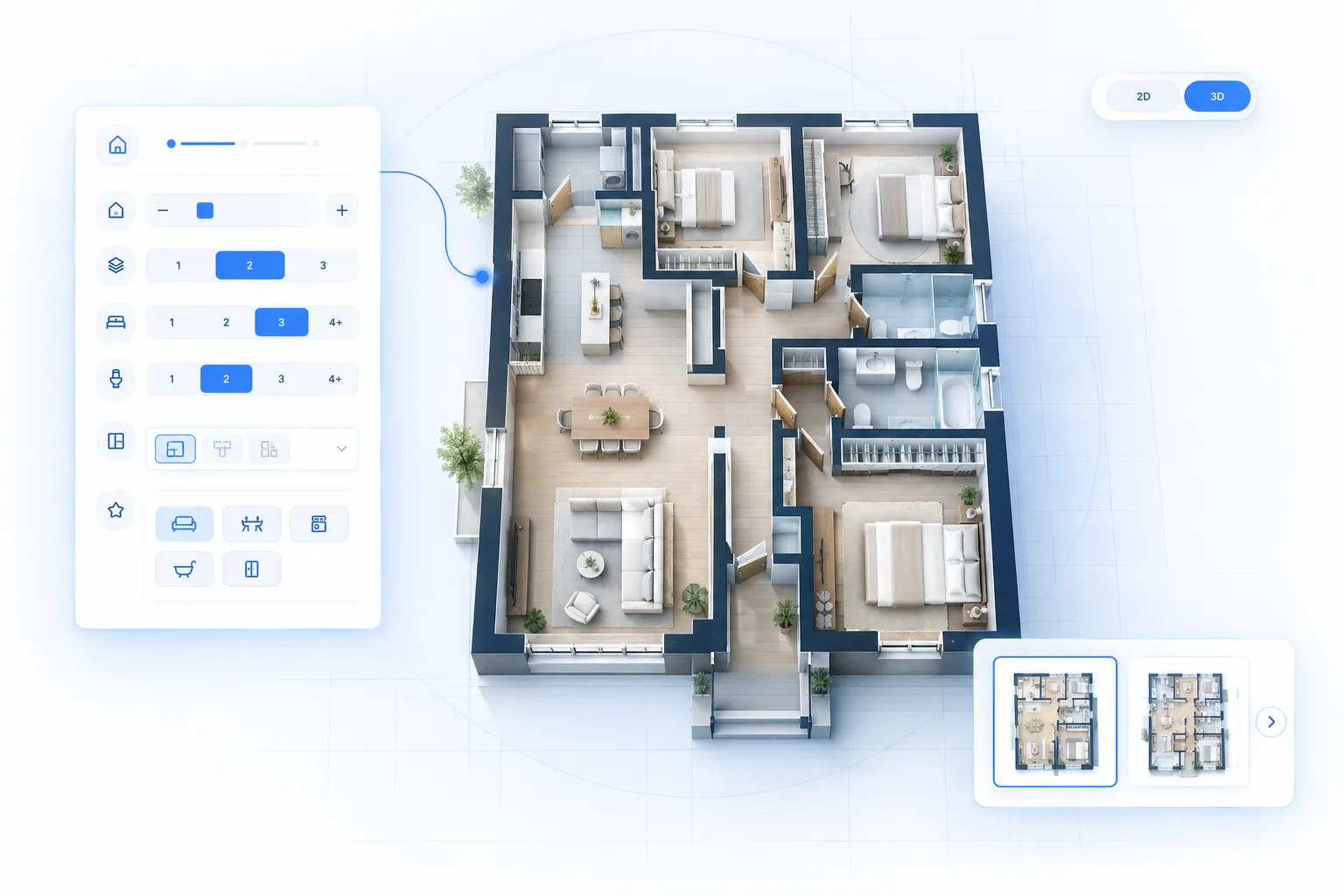 GÉNÉRATEUR DE PLANS DE MAISON : exemple de plan
